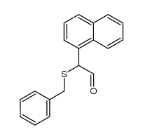 2-(benzylthio)-2-(naphthalen-1-yl)acetaldehyde结构式
