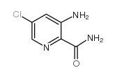 3-AMINO-5-CHLOROPICOLINAMIDE结构式