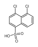 4,5-dichloro-naphthalene-1-sulfonic acid结构式