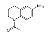 1-(6-amino-3,4-dihydro-2H-quinolin-1-yl)ethanone结构式