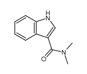 N,N-dimethyl-1H-indole-3-carboxamide结构式
