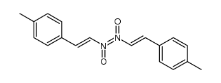 (1E)-1,2-bis(4-methylstyryl)diazene 1,2-dioxide结构式