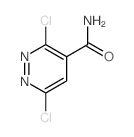 3,6-二氯吡嗪-4-羧酰胺结构式