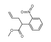 methyl (+/-)-2-(2-nitrophenyl)-4-pentenoate结构式
