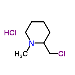 2-氯甲基-1-甲基哌啶盐酸盐结构式
