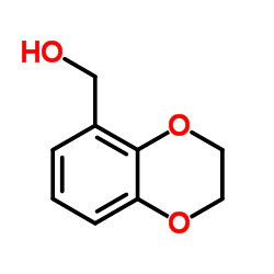 2,3-二氢-1,4-苯并二噁英-5-甲醇结构式