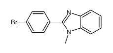1-Methyl-2-(4'-bromophenyl)benzimidazole结构式