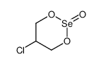 5-chloro-1,3,2λ4-dioxaselenane 2-oxide结构式