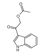 [2-(1H-indol-3-yl)-2-oxoethyl] acetate结构式