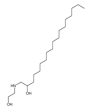1-(2-hydroxyethylamino)octadecan-2-ol结构式