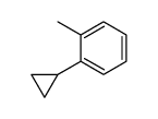 1-环丙基-2-甲基苯结构式