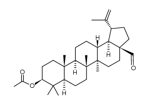 3-O-acetylbetulinaldehyde结构式