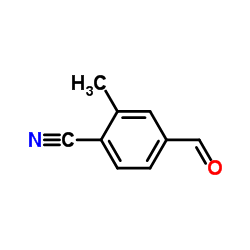 4-醛基-2-甲基-苯腈结构式