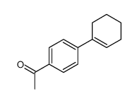 1-[4-(cyclohexen-1-yl)phenyl]ethanone结构式