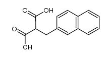 2-(naphthalen-2-ylmethyl)malonic acid结构式