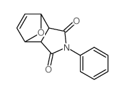 4,7-Epoxy-1H-isoindole-1,3(2H)-dione, 3a,4,7,7a-tetrahydro-2-phenyl-结构式