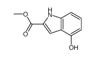 4-羟基-1H-吲哚-2-甲酸甲酯结构式