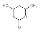 2H-Pyran-2-one,tetrahydro-4-hydroxy-6-methyl-结构式