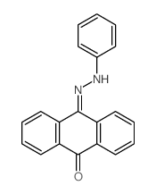 9,10-Anthracenedione,9-(2-phenylhydrazone)结构式