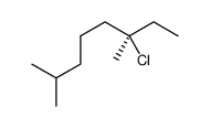 (6R)-6-chloro-2,6-dimethyloctane结构式