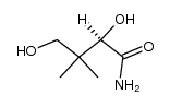 (R)-2,4-Dihydroxy-3,3-dimethylbutyramide结构式