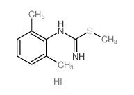 Carbamimidothioic acid,(2,6-dimethylphenyl)-, methyl ester, monohydriodide (9CI)结构式