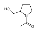 1-[2-(羟基甲基)-1-吡咯烷]乙酮结构式