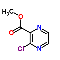 3-氯吡嗪-2-羧酸甲酯结构式
