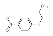 Benzene,1-nitro-4-(propylthio)-结构式