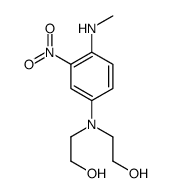 N-[4-(甲基氨基)-3-硝基苯基]二乙醇胺结构式