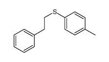 1-methyl-4-(2-phenylethylsulfanyl)benzene结构式