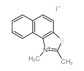 1,2-Dimethyl-1lambda(5)-naphtho(1,2-d)(1,3)thiazole结构式