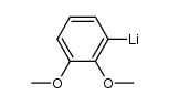 3-lithio-1,2-dimethoxybenzene结构式