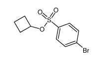 cyclobutylcarbinyl p-bromobenzenesulfonate结构式
