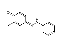 2,6-dimethyl-4-(phenylhydrazinylidene)cyclohexa-2,5-dien-1-one结构式