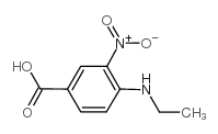 4-(Ethylamino)-3-nitrobenzoic acid结构式