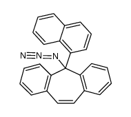 5-(1-Naphthyl)-5-azido-5H-dibenzo[a,d]cyclohepten结构式