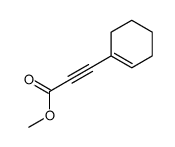 methyl 3-(cyclohexen-1-yl)prop-2-ynoate结构式