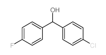 (4-氯苯基)(4-氟苯基)甲醇结构式