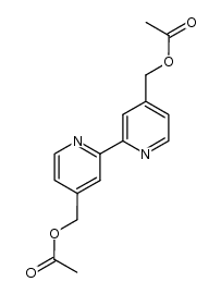 4,4'-bis(acetoxymethyl)-2,2'-bipyridine结构式