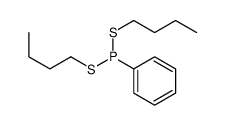 Phenylphosphonodithious acid dibutyl ester结构式