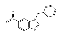 N3-benzyl-5-nitrobenzimidazole结构式