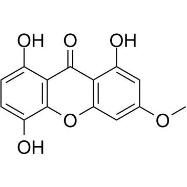 雏菊叶龙胆酮结构式