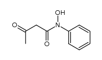 N-acetoacetylphenylhydroxyloamine结构式