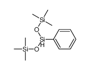 trimethyl-[phenyl(trimethylsilyloxy)silyl]oxysilane结构式