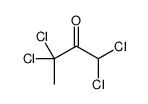 1,1,3,3-tetrachlorobutan-2-one结构式
