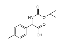 N-BOC-对甲基苯甘氨酸结构式