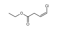 ethyl β-chlorovinylacetate结构式