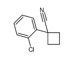 1-(2-氯苯基)环丁烷甲腈结构式