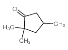 2,2,4-三甲基环戊酮结构式